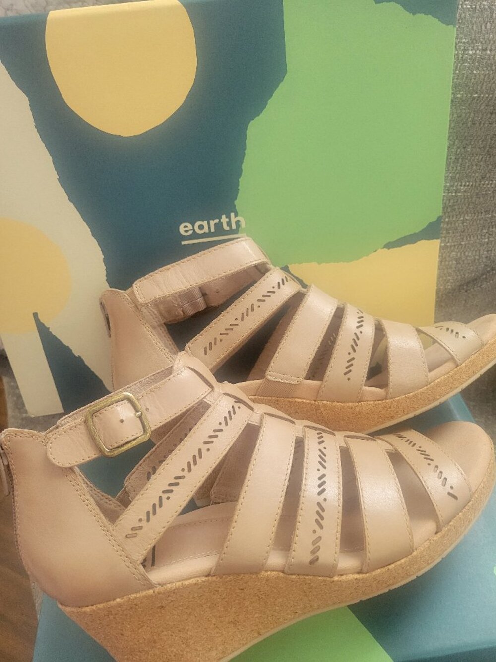 Earth leather sandals